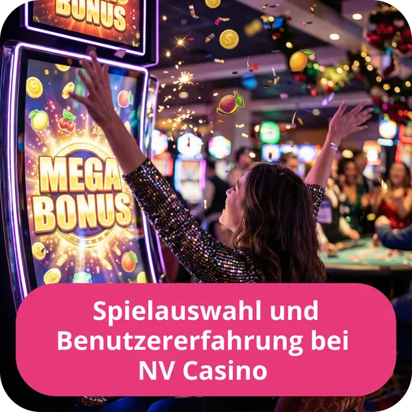 Spielauswahl und Benutzererfahrung bei NV Casino